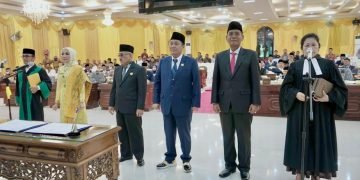 Pj. Bupati Langkat Hadiri Pengambilan Sumpah Pimpinan DPRD Periode 2024-2029: Kolaborasi Demi Kemajuan Langkat