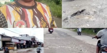 PAC PKN Namorambe sangat Menyanyangkan melihat kondisi Jalan Rusak Parah di Namorambe