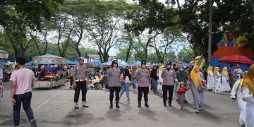 Polres Langkat Gelar Pengamanan Kampanye Akbar Pada Masa Tahapan Pilkada 2024