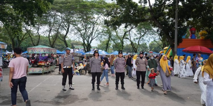 Polres Langkat Gelar Pengamanan Kampanye Akbar Pada Masa Tahapan Pilkada 2024