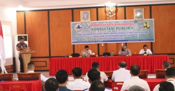 Pjs. Wali Kota Gunungsitoli Resmi Buka Konsultasi Publik Penyusunan Kajian Lingkungan Hidup Strategis (KLHS) Revisi RTRW Kota Gunungsitoli