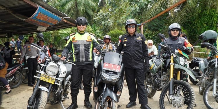 Pj Bupati Langkat Pimpin Patroli Skala Besar Pastikan Keamanan Pilkada Serentak 2024