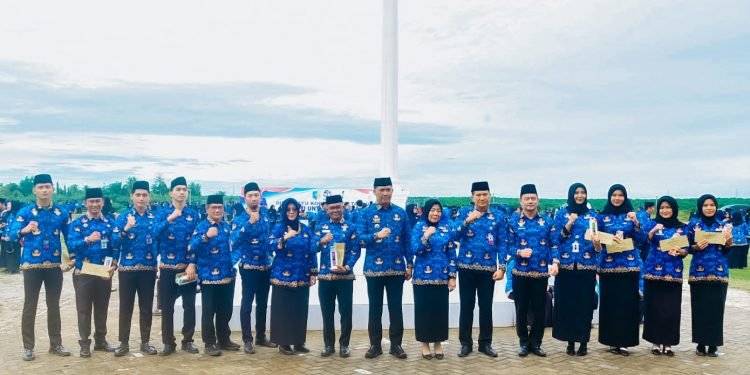 Pemkab Batu Bara Gelar Upacara Peringatan HUT Ke- 53 Tahun KORPRI