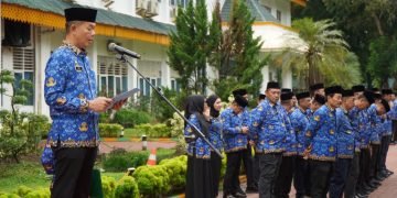 Pj Bupati Langkat melalui Sekda Amril Tekankan Peran KORPRI sebagai Perekat Bangsa pada HUT Ke-53