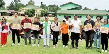 Dalam Rangka Pengembangan Olahraga Rekreasi, Pemkab Simalungun Laksanakan Giat Senam Sehat