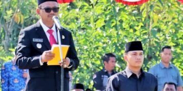 Upacara Hari Sumpah pemuda Ke 96 Tahun 2024 Kabupaten Simalungun di Kecamatan Gunung Maligas