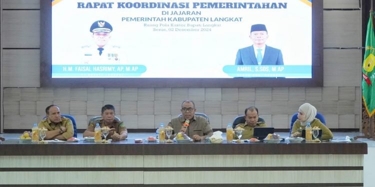 Pj. Bupati Langkat Pimpin RAKORPEM: Dorong Kolaborasi untuk Wujudkan Asta Cita Presiden RI
