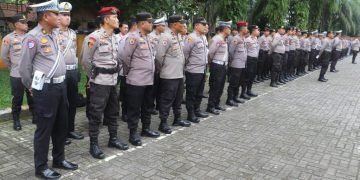 Polres Langkat Gelar PAM Tahapan Pleno Hitung Rekap Pilkada 2024 Hari ke 2 Tingkat KPUD Kabupaten Langkat