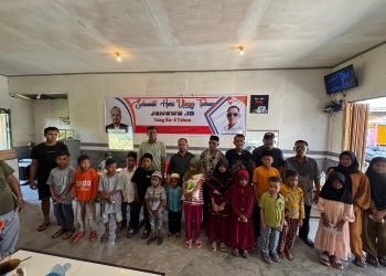 Syukuran HUT ke-4, Media Online Jenews.id Santuni Anak Yatim