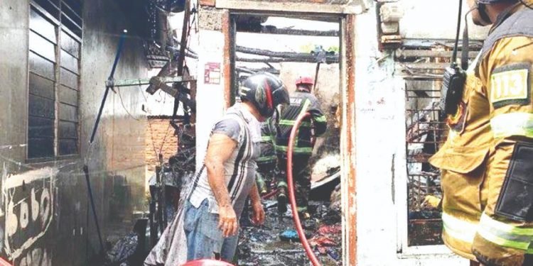 4 Rumah di Medan Area Ludes Terbakar Diduga Korsleting Listrik