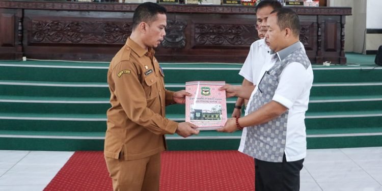 Diwakili Sekda, Wali Kota dr Susanti Hadiri Rapat Paripurna Penyampaian Pokir DPRD Hasil Reses II Tahun 2024