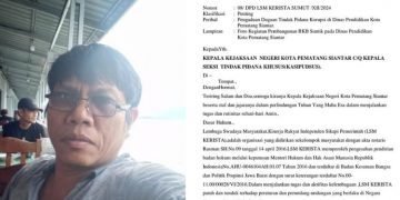 DPP LSM Kerista Akan Laporkan Dugaan Korupsi Dinas Pendidikan Siantar Ke Kejari Siantar