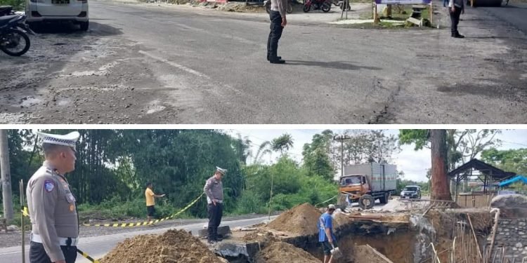 Jelang Nataru Sat Lantas Polres Simalungun Survei Lalu Lintas di Jalur Siantar-Parapat