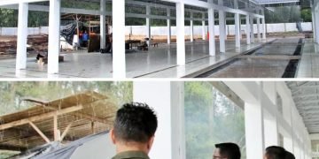 Bupati Simalungun Tinjau Pembangunan Pasar Tigarunggu di Kecamatan Purba