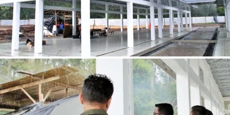 Bupati Simalungun Tinjau Pembangunan Pasar Tigarunggu di Kecamatan Purba