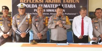 Polres Simalungun Gelar Refleksi Akhir Tahun. Kapolres : Tindak Pidana Narkoba Meningkat, Kamtibmas Terjaga