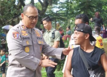 Kapolres Langkat Cek Pengamanan di Objek Wisata Saat Libur Nataru