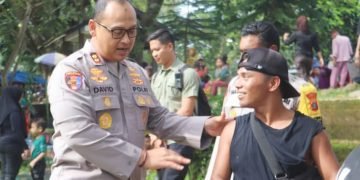 Kapolres Langkat Cek Pengamanan di Objek Wisata Saat Libur Nataru