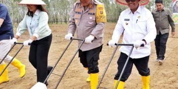 Wakil Bupati Simalungun Hadiri Penanaman Jagung 1 juta Hektar di Kecamatan Gunung Malela