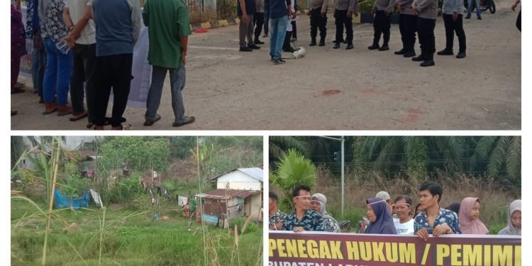 Akibat Pembangunan Perumahan Aliran Air Berubah Jadi Danau, Masyarakat Labusel Minta Tanggungjawab Pihak Pengembang