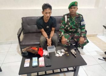 Tim Intel Korem 022/PT Gagalkan Peredaran Narkoba, Tangkap Pengedar dan Berhasil Mengamankan Senjata Pabrikan
