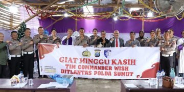 Ditlantas Polda Sumut Hadir Ditengah Masyarakat dalam Kegiatan Minggu Kasih