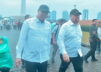 Geladi Bersih, Bupati Batu Bara Terpilih Baharuddin Ikuti Kirab Jalan Kaki dari Monas Menuju Istana Kepresidenan