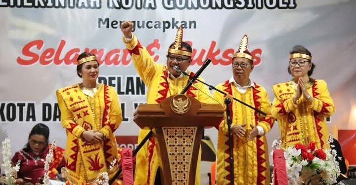 Pemkot Gunungsitoli Sambut Kedatangan Walikota dan Wakil Walikota Terpilih