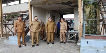 Wesly Silalahi Tinjau Langsung Kondisi Stadion kota Pematangsiantar 