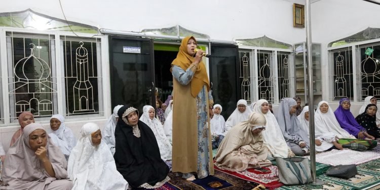 Herlina Safari Ramadhan 1446 H Pemko Pematangsiantar di Masjid Ar-Rahmat