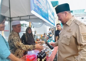Bupati Batu Bara Buka Langsung Pasar Ramadhan Diskopukm