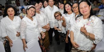 Wesly Hadiri acara Ibadah Ucapan Syukur Bersama Jemaat Gereja Protestan di Indonesia Bagian Barat (GPIB) 