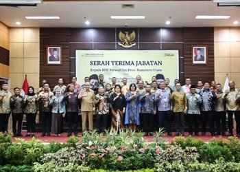 Wali Kota Pematangsiantar Wesly Silalahi Hadiri acara Serah Terima Jabatan (sertijab) Kepala BPK RI Perwakilan Provinsi Sumatera Utara