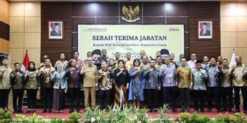 Wali Kota Pematangsiantar Wesly Silalahi Hadiri acara Serah Terima Jabatan (sertijab) Kepala BPK RI Perwakilan Provinsi Sumatera Utara