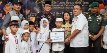 Keluarga Besar Wesly Silalahi Sumbang 20 Juta Saat acara Yatim Fest oleh Yayasan Abdul Yatama Indonesia Cabang Pematangsiantar