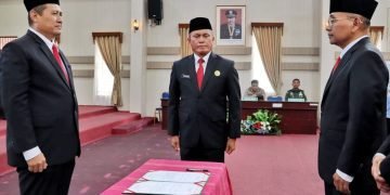 Serah Terima Jabatan Bupati Simalungun. DR H. Anton Achmad Saragih Resmi Pimpin Simalungun 2025-2030