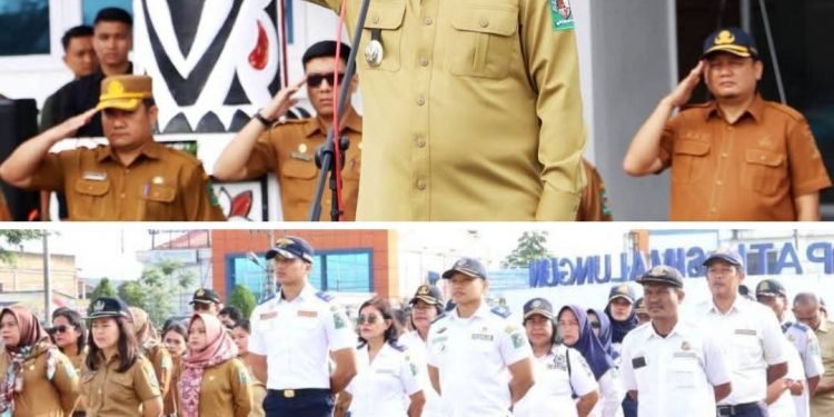 Bupati Simalungun H Anton Ahmad Saragih Pimpin Apel Perdana, Ajak ASN Bahu Membahu Bangun Simalungun