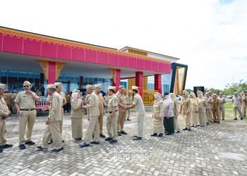 Hari Pertama Kerja Setelah Cuti Idul Fitri, Pemkab Batu Bara Gelar Apel Gabungan