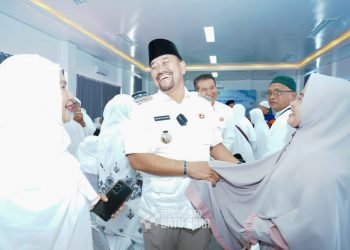 Bupati Batu Bara Hadiri Penyampaian Materi Manasik Haji Jamaah Reguler Tahun 2025,Ini Pesannya
