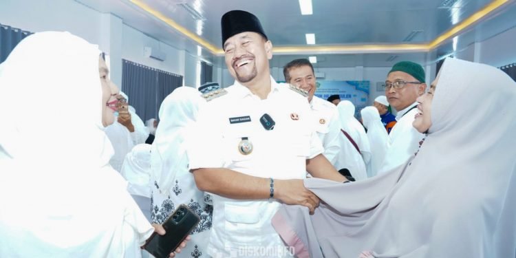 Bupati Batu Bara Hadiri Penyampaian Materi Manasik Haji Jamaah Reguler Tahun 2025,Ini Pesannya