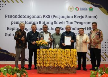 PTPN IV PalmCo Jalin Kerja Sama Produksi Nira dari Batang Sawit Guna Stimulus Ekonomi Masyarakat 