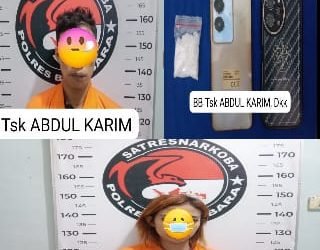 Polres Batu Bara Ringkus Dua Orang Pengedar Narkoba dari Nibung Hangus