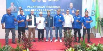 Dukung Kesejahteraan Pekerja, Wakil Bupati Batu Bara Hadiri Pelantikan Serikat Pekerja