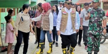 Bupati Simalungun Tinjau Lokasi Banjir di Kecamatan Tapian Dolok