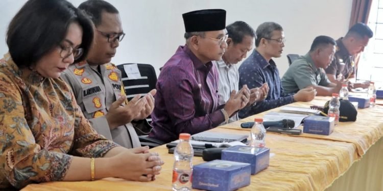Bupati Simalungun Pimpin Rakor Penanganan Banjir Pasar Bawah Serbelawan