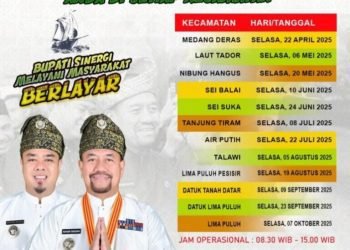 Dukung Program Bupati, Bapenda Batu Bara Buka Layanan Pajak Disetiap Kantor Camat se-Batu Bara,Ini Jadwalnya