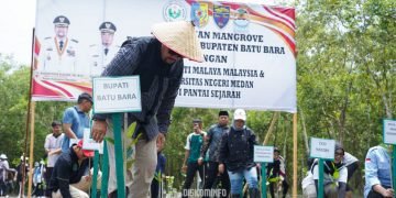 Bupati Batu Bara Perkenalkan Potensi Hutan Mangrove pada Mahasiswa/i Asal Universiti Malaya Malaysia