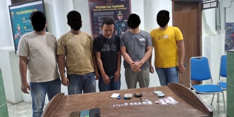 Penangkapan Diduga Pengedar Narkotika Jenis Sabu oleh Tim Intelrem 022/PT di Kota Tebing Tinggi
