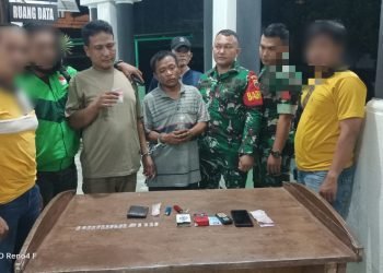 Unit Intel Kodim 0204/DS Ringkus 2 Pengedar di Padang Hilir Tebing Tinggi 