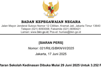 Pendaftaran Sekolah Kedinasan Dibuka Mulai 29 Juni 2025 Untuk 3.252 Formasi